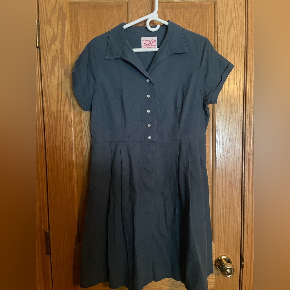 Tuesday of California Button-Up Midi Dress